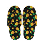 8-Bit Pixel Pineapple Print Slippers