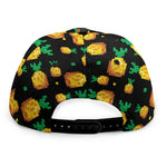 8-Bit Pixel Pineapple Print Snapback Cap