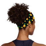 8-Bit Pixel Pineapple Print Sports Headband