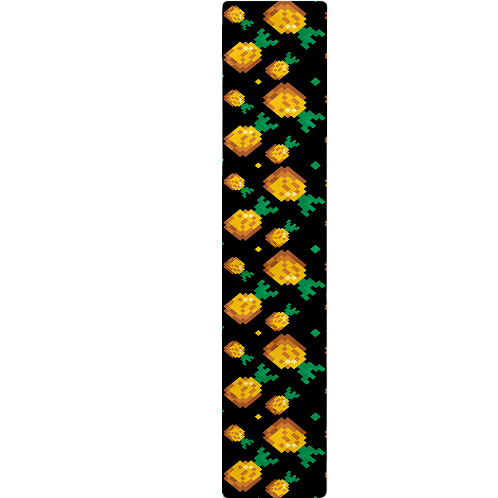 8-Bit Pixel Pineapple Print Table Runner