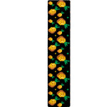 8-Bit Pixel Pineapple Print Table Runner