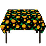 8-Bit Pixel Pineapple Print Tablecloth