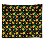 8-Bit Pixel Pineapple Print Tapestry