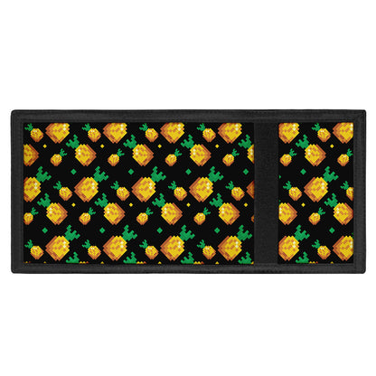 8-Bit Pixel Pineapple Print Trifold Wallet
