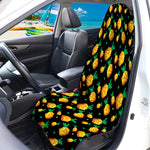 8-Bit Pixel Pineapple Print Waterproof Car Seat Cover