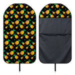 8-Bit Pixel Pineapple Print Waterproof Car Seat Cover