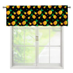 8-Bit Pixel Pineapple Print Window Valance