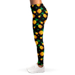 8-Bit Pixel Pineapple Print Women's Leggings