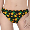 8-Bit Pixel Pineapple Print Women's Thong