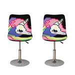 8-Bit Pixel Unicorn Print Bar Stool Covers