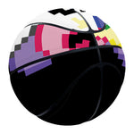 8-Bit Pixel Unicorn Print Basketball