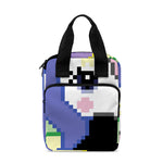 8-Bit Pixel Unicorn Print Bible Tote Bag
