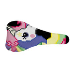 8-Bit Pixel Unicorn Print Bicycle Seat Cover