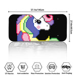 8-Bit Pixel Unicorn Print Car Windshield Sun Shade