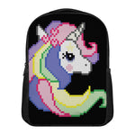 8-Bit Pixel Unicorn Print Casual Backpack