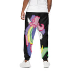 8-Bit Pixel Unicorn Print Cotton Pants