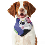 8-Bit Pixel Unicorn Print Dog Bandana
