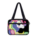 8-Bit Pixel Unicorn Print Double Strap Bible Bag