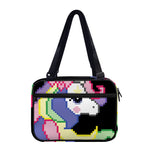 8-Bit Pixel Unicorn Print Double Strap Bible Bag