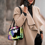 8-Bit Pixel Unicorn Print Double Strap Bible Bag