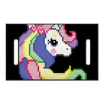 8-Bit Pixel Unicorn Print Golf Cart Seat Cover