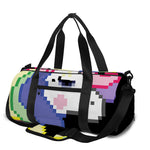 8-Bit Pixel Unicorn Print Gym Bag