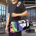 8-Bit Pixel Unicorn Print Gym Bag