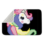 8-Bit Pixel Unicorn Print Indoor Door Mat