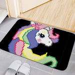 8-Bit Pixel Unicorn Print Indoor Door Mat