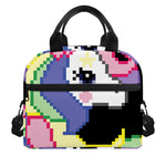 8-Bit Pixel Unicorn Print Insulated Lunch Bag