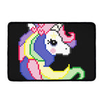 8-Bit Pixel Unicorn Print Kitchen Mat