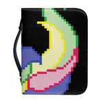 8-Bit Pixel Unicorn Print Leather Bible Cover