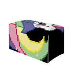 8-Bit Pixel Unicorn Print Leather Tissue Box Cover