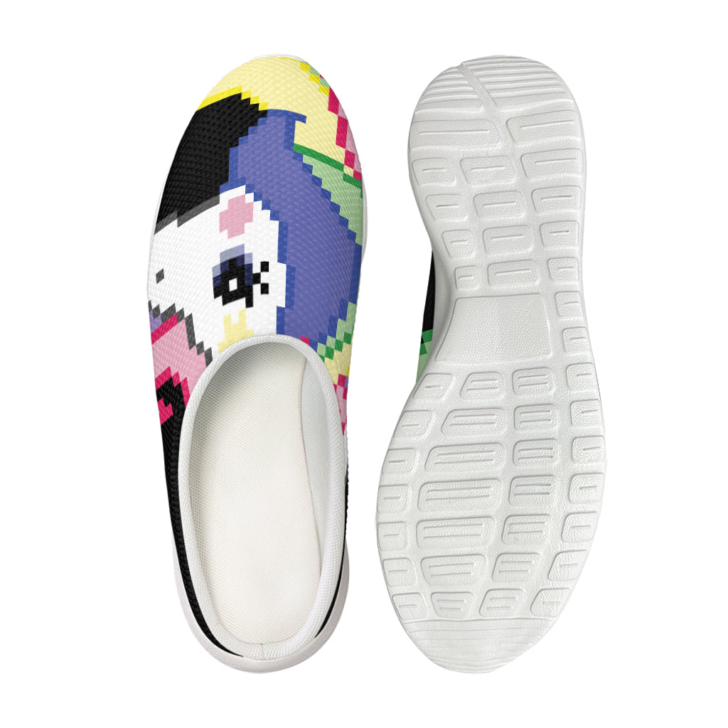 8-Bit Pixel Unicorn Print Mesh Casual Shoes
