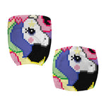 8-Bit Pixel Unicorn Print Office Chair Cover