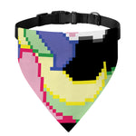 8-Bit Pixel Unicorn Print Over The Collar Dog Bandana