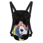 8-Bit Pixel Unicorn Print Pet Carrier Backpack