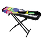 8-Bit Pixel Unicorn Print Piano Keyboard Cover