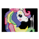 8-Bit Pixel Unicorn Print Placemat