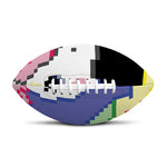 8-Bit Pixel Unicorn Print Rugby Ball