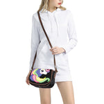 8-Bit Pixel Unicorn Print Saddle Bag