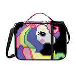 8-Bit Pixel Unicorn Print Shoulder Strap Bible Bag