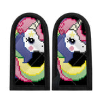 8-Bit Pixel Unicorn Print Skillet Handle Cover