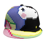 8-Bit Pixel Unicorn Print Snapback Cap