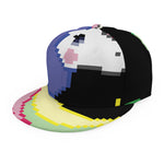 8-Bit Pixel Unicorn Print Snapback Cap