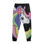 8-Bit Pixel Unicorn Print Sweatpants