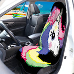 8-Bit Pixel Unicorn Print Waterproof Car Seat Cover