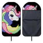 8-Bit Pixel Unicorn Print Waterproof Car Seat Cover