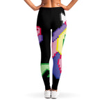 8-Bit Pixel Unicorn Print Women's Leggings