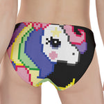8-Bit Pixel Unicorn Print Women's Panties